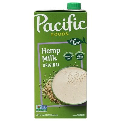 Pacific Foods Hemp Milk Original Plant-Based 12/32 OZ [UNFI #860783] [ebt]