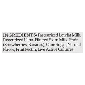 Siggis Yogurt Lowfat Strawberry & Banana Kids 6/4/3.5 Z [UNFI #2518405] [ebt]