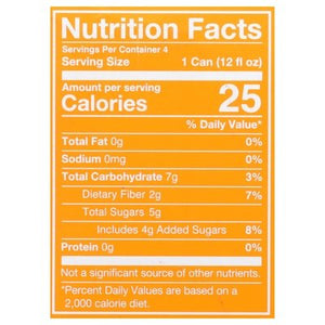 Poppi Prebiotic Soda Orange 6/4/12 OZ [UNFI #2941177] [ebt] T