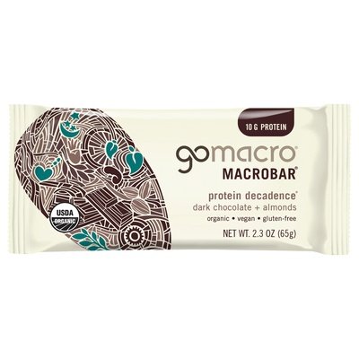 Gomacro Macrobar Dark Chocolate + Almonds 12/2.3 OZ [UNFI #2202331] [ebt]