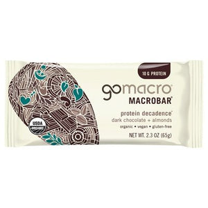 Gomacro Macrobar Dark Chocolate + Almonds 12/2.3 OZ [UNFI #2202331] [ebt]