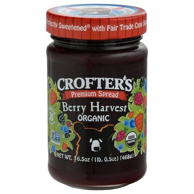 Crofters Spread Organic Premium Berry Harvest 6/16.5 OZ [UNFI #1624238] [ebt]