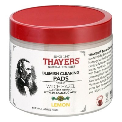 Thayers Pads Blemish Clearing Lemon 60 CT [UNFI #2525673] T