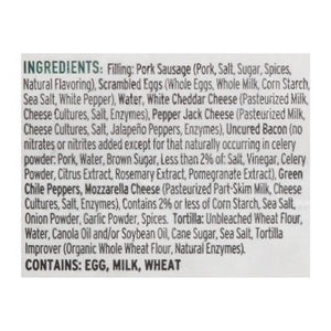 Reds All Natural Burrito Breakfast Meat Lovers 12/5 OZ [UNFI  #2678191]