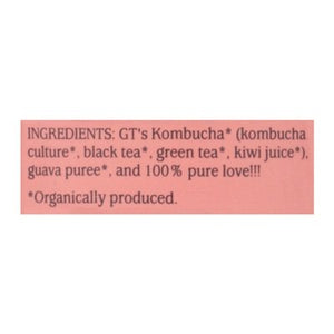 Gts Raw Kombucha Guava Goddess 12/16 OZ [UNFI #2273514] [ebt] T