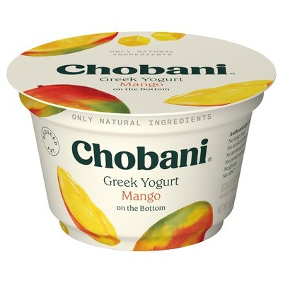 Chobani Yogurt Greek Reduced Fat Mango On The Bottom 12/5.3 OZ [UNFI #1512094] [ebt]