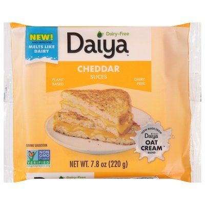 Daiya Cheese Slices Dairy-Free Cheddar 8/7.8 OZ [UNFI #1565381] [ebt]