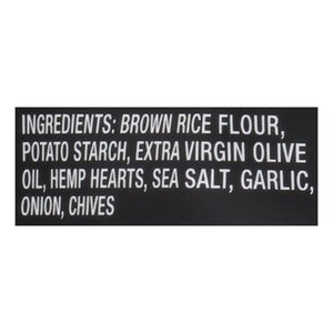 Every Body Eats Thins Chive & Garlic 6/4 OZ [UNFI #2644870] [ebt]