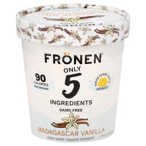 Fronen Frozen Dessert Non-Dairy Madagascar Vanilla 8/1 PINT [UNFI #2421840] [ebt]