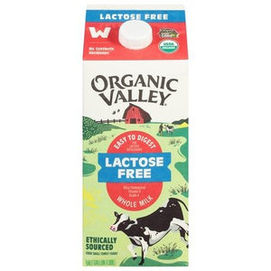Organic Valley Milk Lactose Free Whole 6/64 OZ [UNFI #1248947] [ebt] T