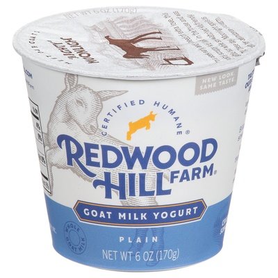 Redwood Hill Farm Yogurt Goat Milk Plain 12/6 OZ [UNFI #879692] [ebt]