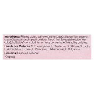 Forager Project Yogurt Alternative Cashew & Coconut Dairy-Free Organic Strawberry Probiotic 6/8 OZ [UNFI #2538098] [ebt] T