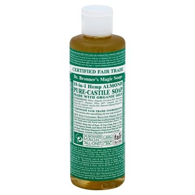 Dr Bronners Soap Pure-Castile 18-In-1 Hemp Almond 8 OZ [UNFI #0329177] T