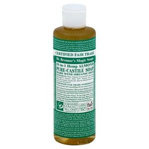Dr Bronners Soap Pure-Castile 18-In-1 Hemp Almond 8 OZ [UNFI #0329177] T