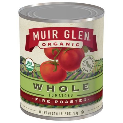 Muir Glen Tomatoes Whole Fire Roasted 12/28 OZ [UNFI #0174375] [ebt]