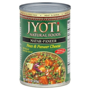 Jyoti Indian Cuisine Matar-Paneer 12/15 OZ [UNFI #0929042] [ebt]