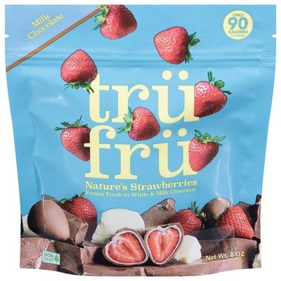 Tru Fru White&Milk Choc Strawberries 6/8 OZ [UNFI  #2740496]
