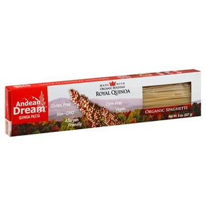 Andean Dream Spaghetti Organic Royal Quinoa 12/8 OZ [UNFI #0837534] [ebt]