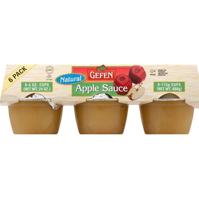 Gefen Apple Sauce 12/4 oz [UNFI #1043884 ] [ebt]