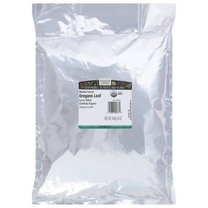 Frontier Nat Prod Co-Op Oregano Leaf Mediterranean Cut & Sifted 1 Lb [UNFI #0298398] [ebt]