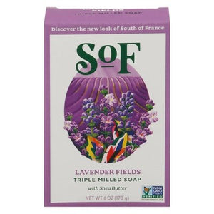 South Of France Soap Triple Milled Lavender Fields 1/6 OZ [UNFI #1705896] T