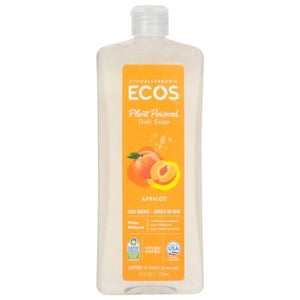 Ecos Dish Soap Apricot Plant Powered 6/25 OZ [UNFI #1023696] T