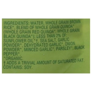 Seeds Of Change Quinoa & Brown Rice With Garlic Organic 12/8.5 OZ [UNFI #476903] [ebt]