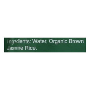 Lotus Foods Jasmine Rice Organic Brown 6/8 OZ [UNFI #2650075] [ebt]