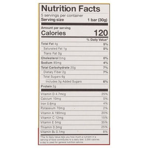 Made Good Oat Bars Soft Baked Cinnamon Bun Flavor 6/5.3 OZ [UNFI #2972909] [ebt]