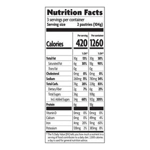 Natures Path Toaster Pastries Frosted Wildberry Acai 12/11 OZ [UNFI #194019] [ebt]