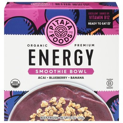 Pitaya Foods Energy Smoothie Bowl 6/6 OZ [UNFI  #3030889]