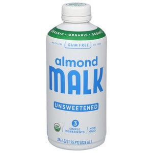 Malk Almond Malk Organic Unsweetened 6/28 OZ [UNFI #1778703] [ebt] T