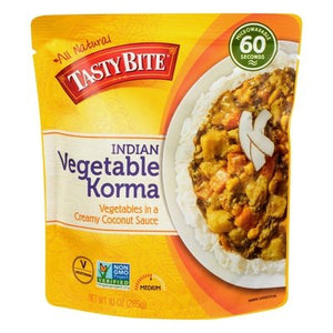 Tasty Bite Vegetable Korma Indian Medium 6/10 OZ [UNFI #567552] [ebt]