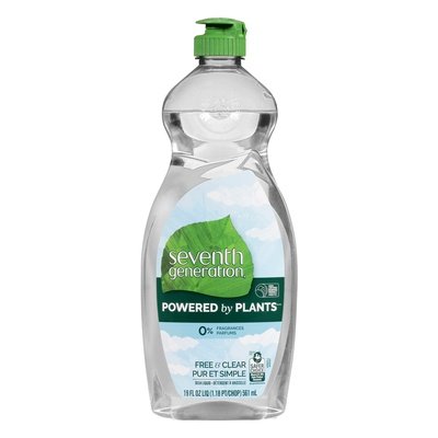 Seventh Generation Dish Liquid Free & Clear 6/19 OZ [UNFI #2691731] T