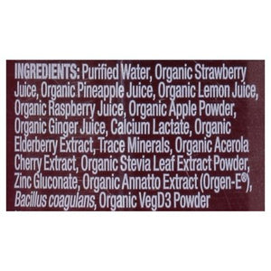 Suja Fruit Juice Drink Gut Health Elderberry Ginger 6/12 OZ [UNFI #2692465] [ebt] T