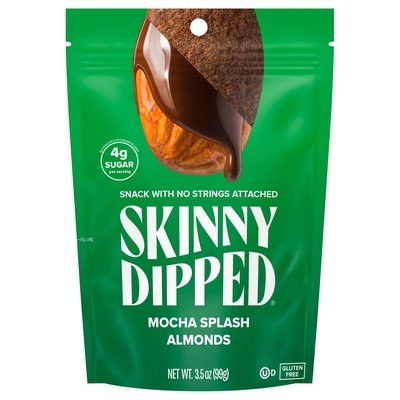 Skinnydipped Almonds Mocha Splash 10/3.5 OZ [UNFI #3047859] [ebt] T