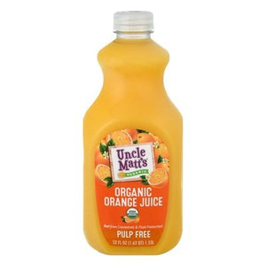 Uncle Matts Juice Organic Orange Pulp Free 6/52 OZ [UNFI #2344729] [ebt] T