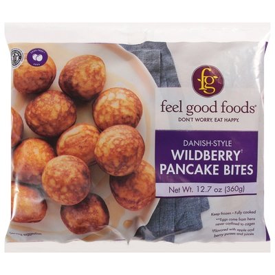 Feel Good Foods Wildberry Pancake Bites 8/12.7 OZ [UNFI  #2785806]