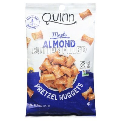 Quinn Pretzel Nuggets Maple Almond Butter Filled 8/5 OZ [UNFI #2614261] [ebt]