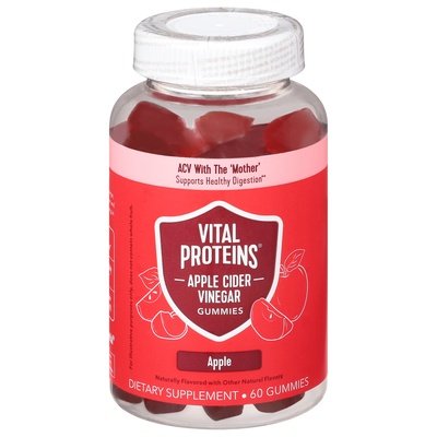 Vital Proteins Apple Cider Vinegar Apple Gummies 60 CT [UNFI #2801819] T