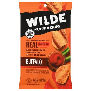Wilde Protein Chips Buffalo Style 12/2.25 OZ [UNFI #2245645] [ebt]