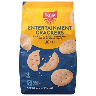 Schar Crackers Gluten-Free Entertainment 5/6.2 OZ [UNFI #2833382] [ebt]