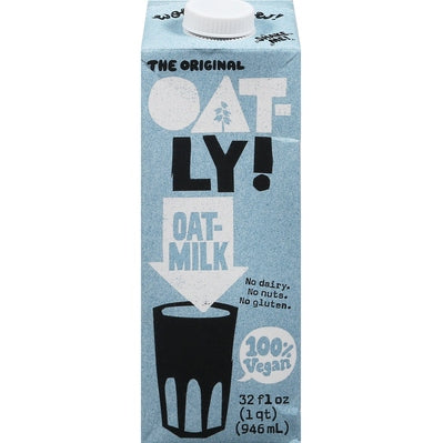 Oatly Oat Milk 100% Vegan 6/32 oz [UNFI #3102357 ] [ebt]