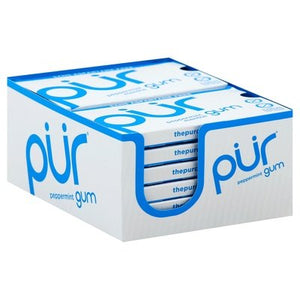 Pur Gum Gum Peppermint 12/12.6GR [UNFI #1523810] [ebt] T