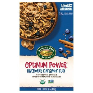 Natures Path Cereal Blueberry Cinnamon Flax 12/14 OZ [UNFI #999250] [ebt]