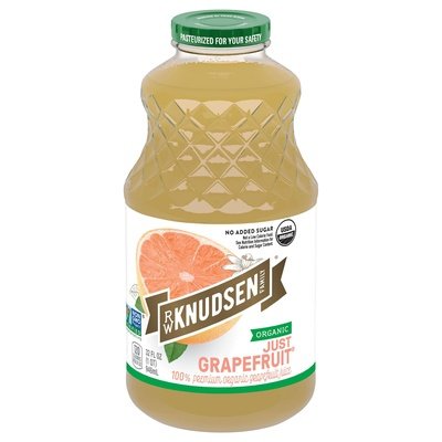 R W Knudsen Family 100% Juice Organic Just Grapefruit 6/32 OZ [UNFI #2117059] [ebt]