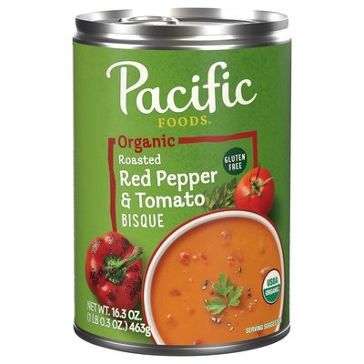 Pacific Foods Bisque Organic Red Pepper & Tomato Roasted 12/16.3 OZ [UNFI #2854412] [ebt]