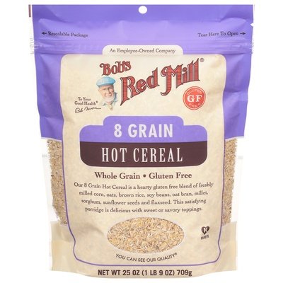 Bobs Red Mill Hot Cereal 8 Grain 4/25 OZ [UNFI #2532547] [ebt]
