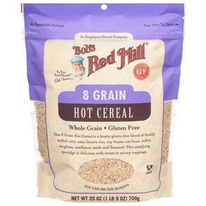 Bobs Red Mill Hot Cereal 8 Grain 4/25 OZ [UNFI #2532547] [ebt]