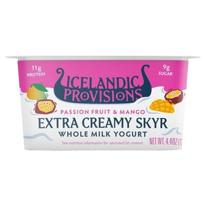 Icelandic Provisions Extra Creamy Skyr Passion Fruit & Mango 12/4.4 OZ [UNFI #2953750] [ebt]